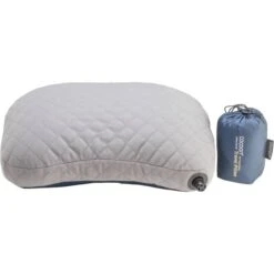 COCOON TRAVEL PILLOW AIR CORE DOWN DARK INDIGO/GREY 23