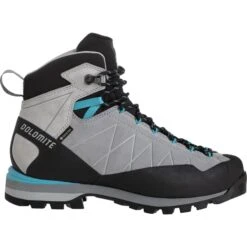 DOLOMITE W'S CRODAROSSA HI GORE-TEX ALUMINIUM GREY/CAPRI BLUE 23