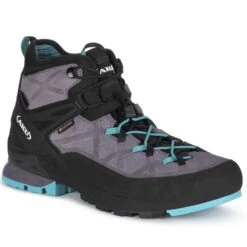 AKU ROCK DFS MID GORE-TEX W GREY TURQUOISE 23