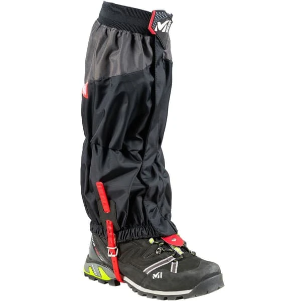 MILLET HIGH ROUTE GAITERS BLACK/RED 23 3 MILLET HIGH ROUTE GAITERS BLACK/RED 23