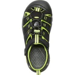 KEEN NEWPORT H2 YOUTH BLACK/LIME GREEN 23 -Camping Equipment Store 9 40761 newport h2 youth blacklime green 1009965 05