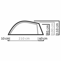 SALEWA LITETREK II TENT LIGHTGREY/CACTUS 23 -Camping Equipment Store 9 55358 litetrek II lightgrey cactus 005622 5315 03