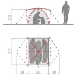 VAUDE CAMPO 3P CHUTE GREEN 23 11 VAUDE CAMPO 3P CHUTE GREEN 23 -Camping Equipment Store 9 56889 campo 3p chutegreen 14223 459 05