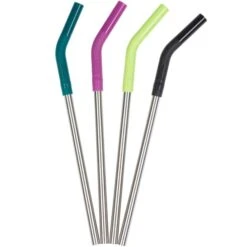KLEAN KANTEEN STEEL STRAWS 4 PACK STEEL 22